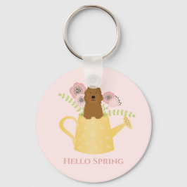 Chaveiro Goldendoodle Na Água