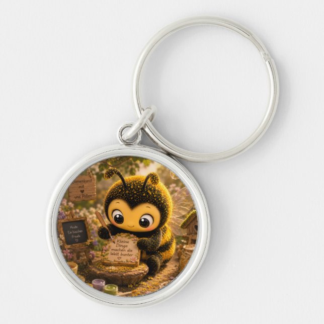 Chaveiro Goldene Hummel im Blütentanz.10 (Frente)