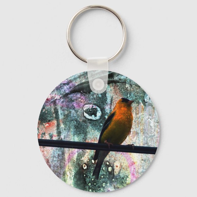 Chaveiro Goldfinch Grunge (Frente)