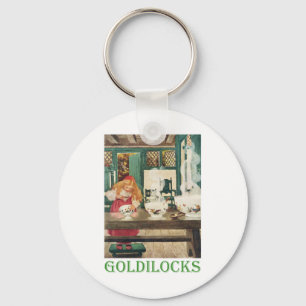 Chaveiro Goldilocks e os três ursos