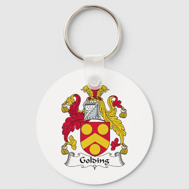 Chaveiro Golding Family Crest (Frente)
