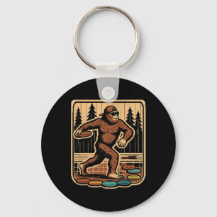 Chaveiro Goleador de Disco Sasquatch Disc Golf Engraçado