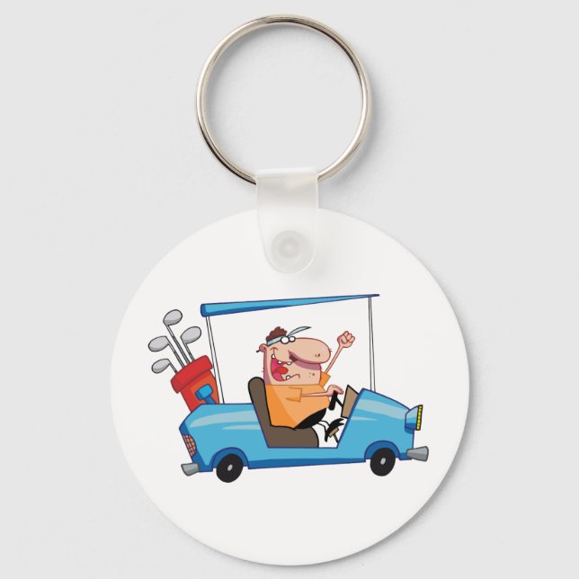 Chaveiro Goleador-dirige-carrinho-de-golfe (Frente)