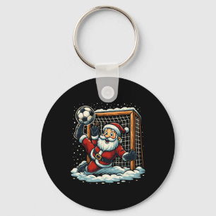 Chaveiro Goleiro de futebol do Papai Noel Esportes Jogando