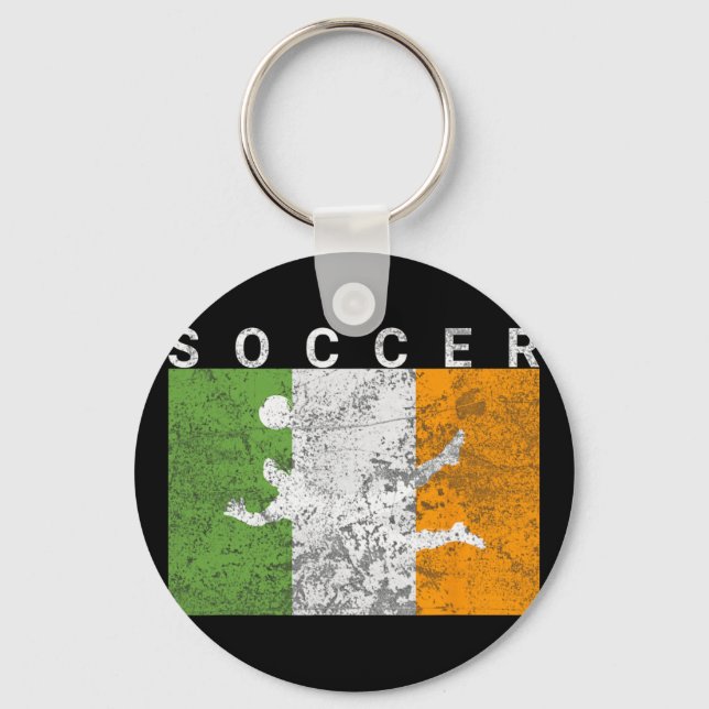 Chaveiro Goleiro Irlandês de Futebol Irlanda  (Frente)