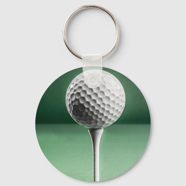 Chaveiro Golf Ball em Tee (Frente)