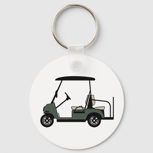 Chaveiro Golf Cart Button Keychain (Frente)