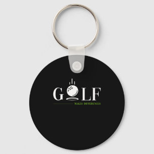 Chaveiro Golf Faz Diferenças Golfer Golf Club Gi