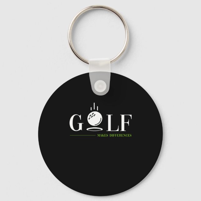 Chaveiro Golf Faz Diferenças Golfer Golf Club Gi (Frente)