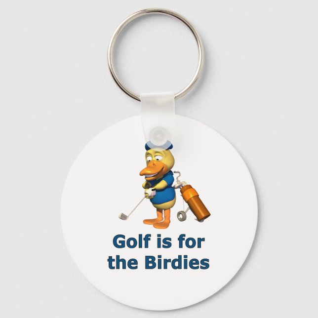 Chaveiro Golf is for the birdies (Frente)