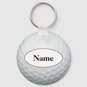 Chaveiro golfe com seu nome nele