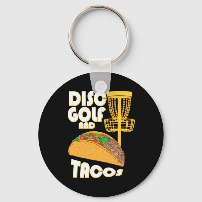 Chaveiro Golfe De Disco E Tacos (Frente)