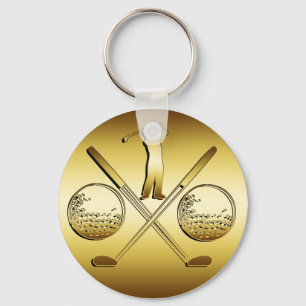 CHAVEIRO GOLFE DOURADO