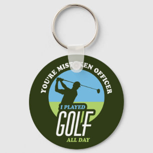 Chaveiro Golfe Engraçado Dizendo Golfistas