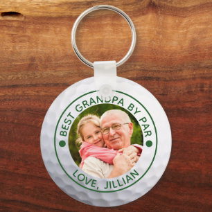 Chaveiro Golfer BEST GRANDPA POR PAPEL Personalizado