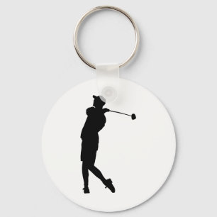 Chaveiro Golfer Silhouette