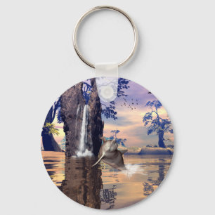 Chaveiro Golfinho engraçado