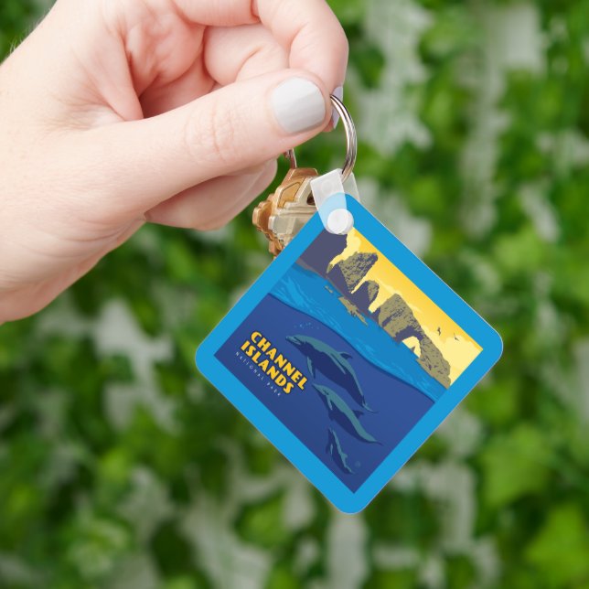 Chaveiro Golfinhos do Parque Nacional das Ilhas do Canal (Mão)