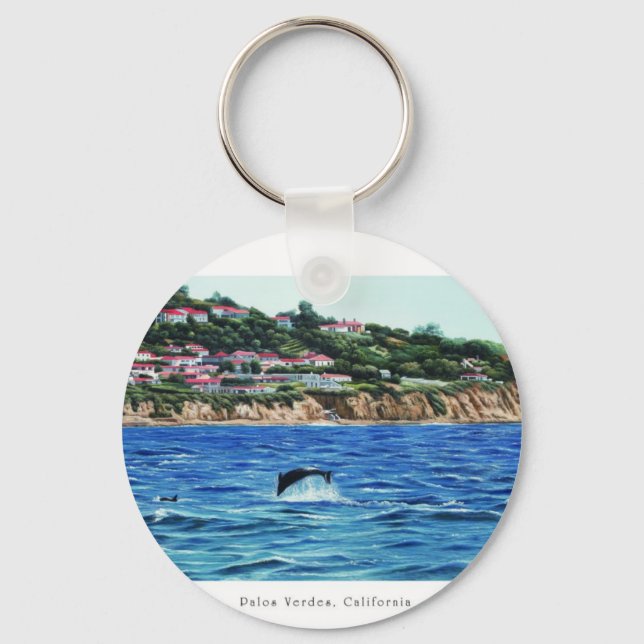 Chaveiro Golfinhos Perto de Palos Verdes (Frente)