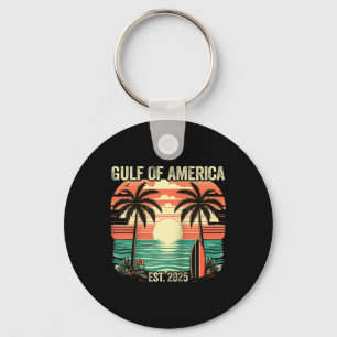 Chaveiro Golfo Da América Americana Vintage Beach Americas