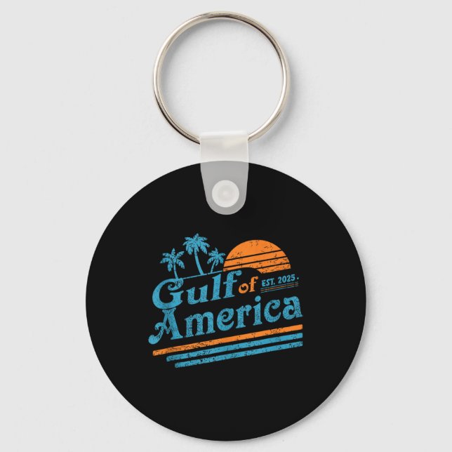 Chaveiro Golfo De Bandeira Americano 2025 (Frente)