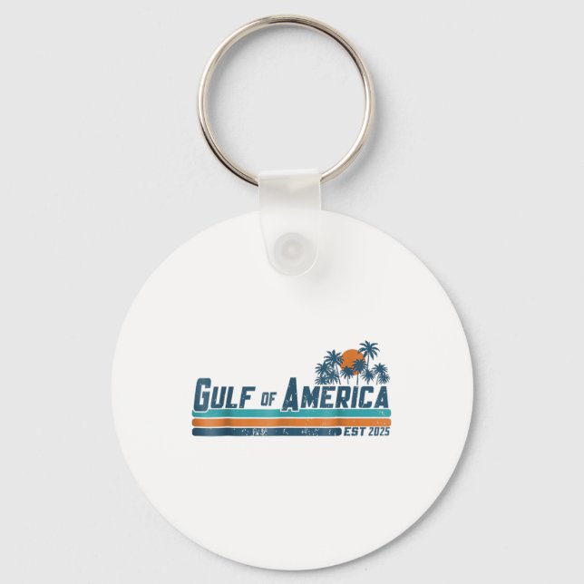 Chaveiro Golfo De Bandeira Americano 2025 (Frente)