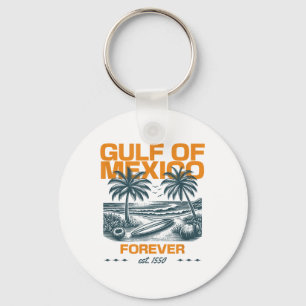 Chaveiro Golfo De Retro Do México Est 1550 Forever Beach Go