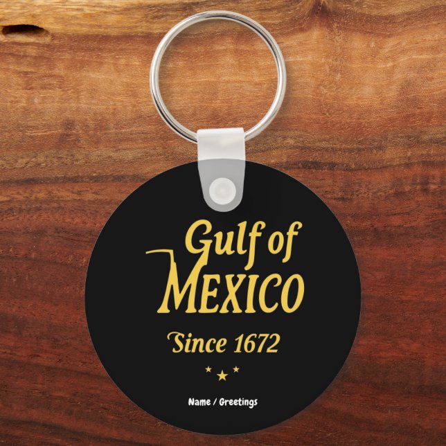 Chaveiro Golfo do México desde 1672, mergulho profundo na h (Frente)