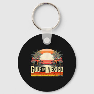 Chaveiro Golfo Do México Para Sempre Vintage Beach Retro Su