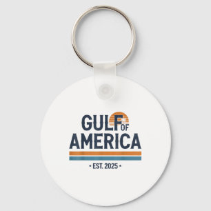 Chaveiro Golfo Dos Eua América 2025 Vintage American Flag M