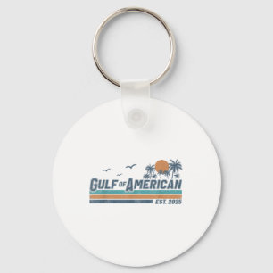 Chaveiro Golfo Dos Eua América Leste 2025 Retro Vintage Bea