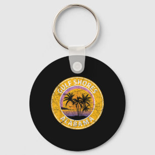 Chaveiro Golfo Shores Alabama Al Vintage Retro 80s Summer T