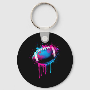 Chaveiro Golpe De Futebol Para Rapazes Tie Dye Colorful Fut