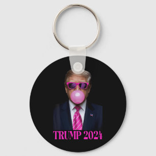 Chaveiro Goma-Tromba Rosa 2024 Votação Presidente Funny Cut