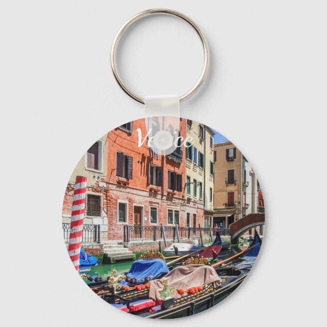Chaveiro Gôndola tradicional em Veneza (Frente)