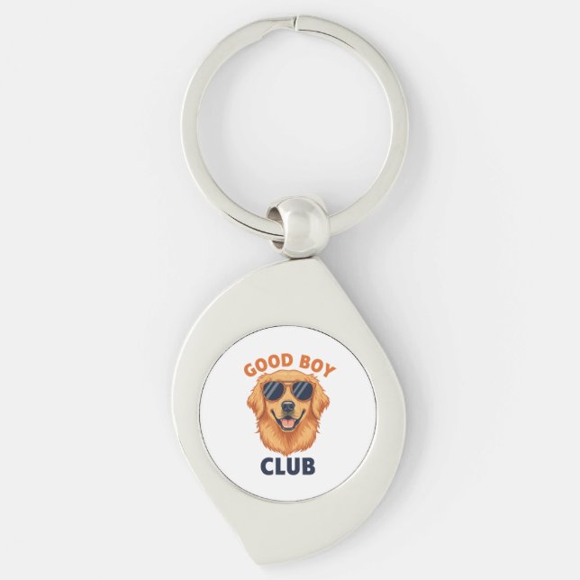 Chaveiro Good Boy Club | Dog Design Keychain (Frente)