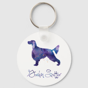 Chaveiro Gordon Setter Watercolor