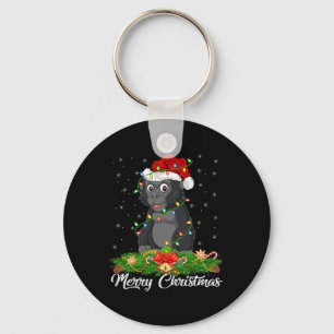 Chaveiro Gorilla Amante de os animais Matando Santa Hat Gor