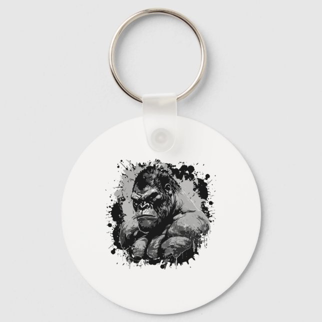 Chaveiro Gorilla Beast Muscles Workout Bodybuilding Boxing (Frente)