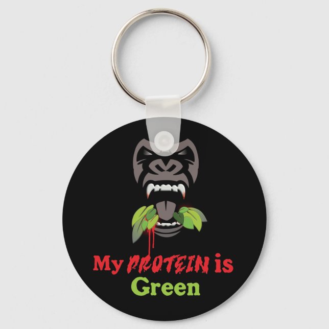 Chaveiro Gorilla Button Key Ring (Frente)