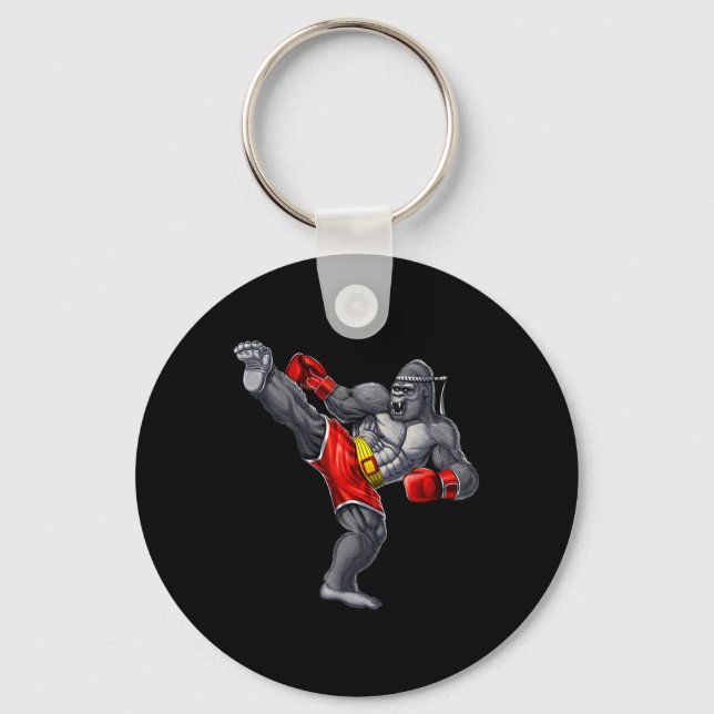 Chaveiro Gorilla Muay Thai Boxing Karate Kickboxing Martial (Frente)