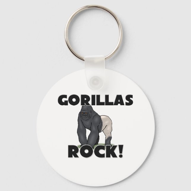 Chaveiro Gorillas Rock (Frente)