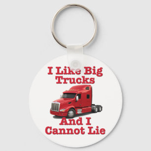 Chaveiro Gosto De Caminhões Grandes E Não Posso Mentir Pete