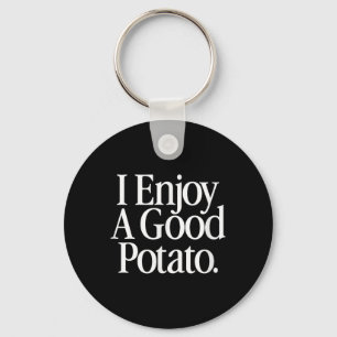 Chaveiro Gosto De Uma Boa Camiseta Engraçada De Batata.Png