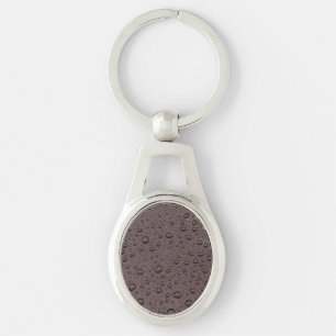 Chaveiro Gotas de água marrom da Maroon