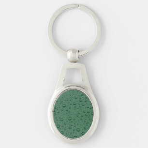 Chaveiro Gotas de água verde