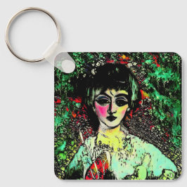 Chaveiro Gothic Beauty Portrait