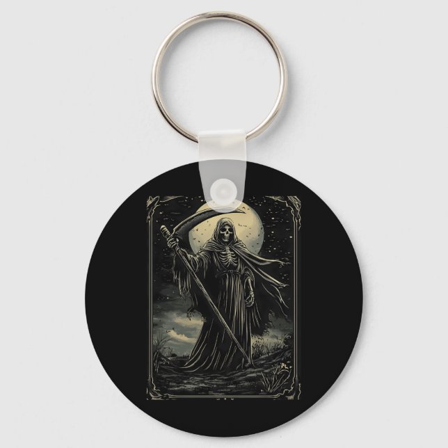 Chaveiro Gótico Gótico do Halloween Grim Reaper (Frente)