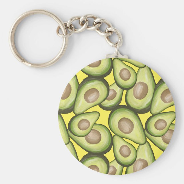 Chaveiro Gourmet Fresco Vegan Avocado Padrão (Frente)