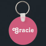 Chaveiro Gracie de cadeia de teclas<br><div class="desc">Gracie de cadeia de teclas</div>